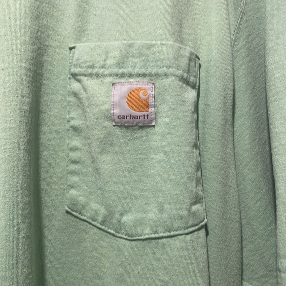 Teal/Green short sleeve carhartt shirt - Picture 2 of 4